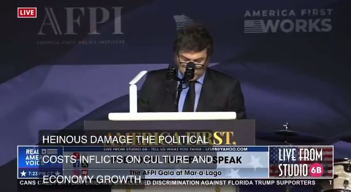 Discurso de Javier Milei en Estados Unidos