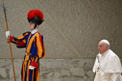 El papa Francisco en una audiencia general semanal en el Aula Pablo VI en el Vaticano, el 5 de febrero de 2025