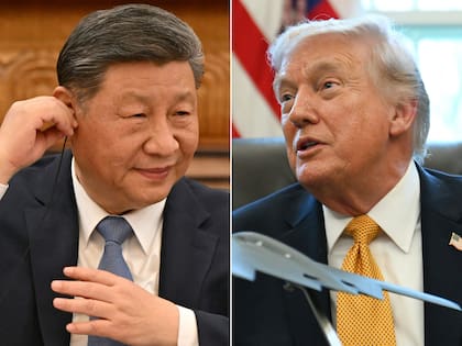 El presidente chino Xi Jinping y el mandatario estadounidense Donald Trump